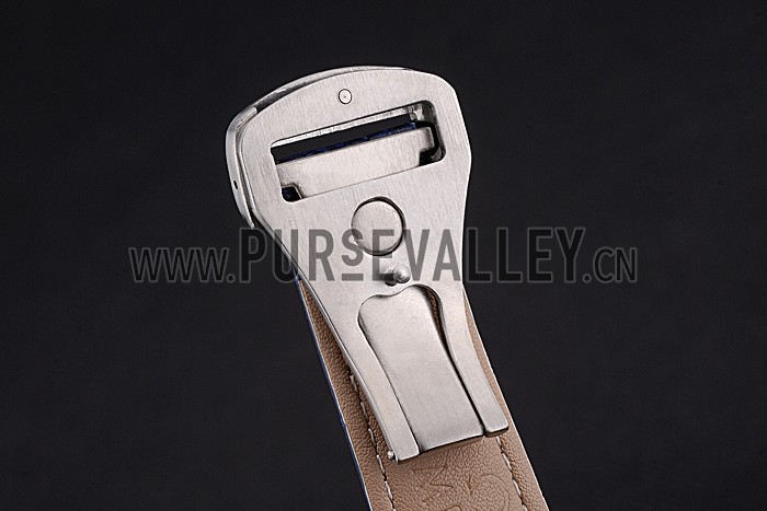 Omega Speedmaster Blue Dial Stainless Steel Case Blue Leather Strap 622808