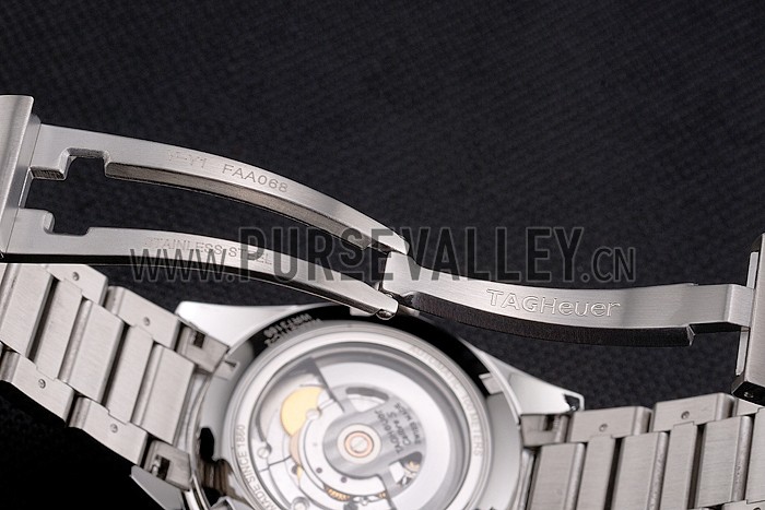Swiss Tag Heuer Carrera Calibre 5 Silver Dial Stainless Steel Case And Bracelet