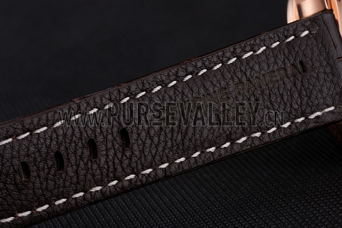 Swiss Panerai Luminor Marina 1950 3 Days Oro Rosso Brown Dial Rose Gold Case Brown Leather Strap