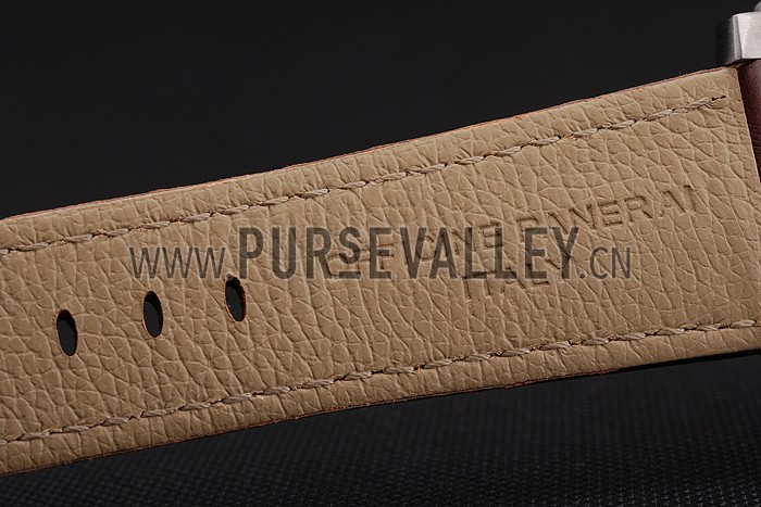 Panerai Luminor 1950 Tourbillon GMT Black Dial Stainless Steel Case Brown Leather Strap