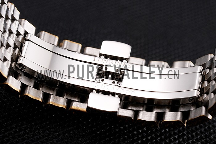 Swiss Longines Grande Classique White Dial Gold Case Two Tone Bracelet