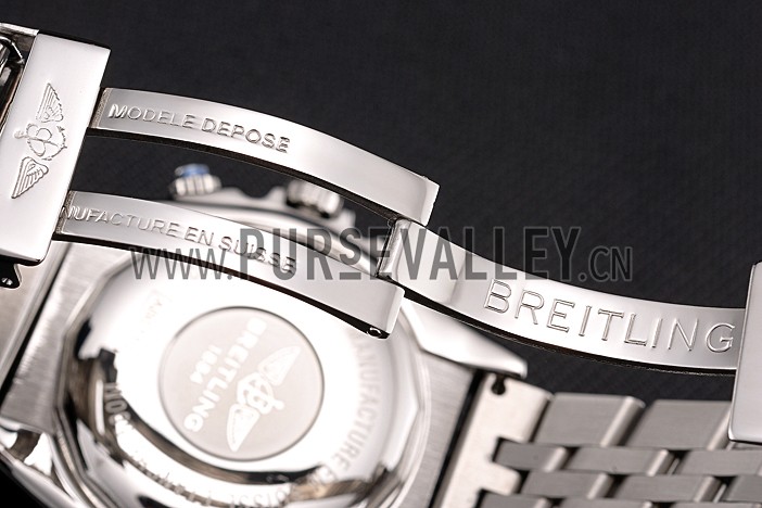 Breitling Chronomat 44 Blue Dial with Black Subdials Stainless Steel Bracelet 622508