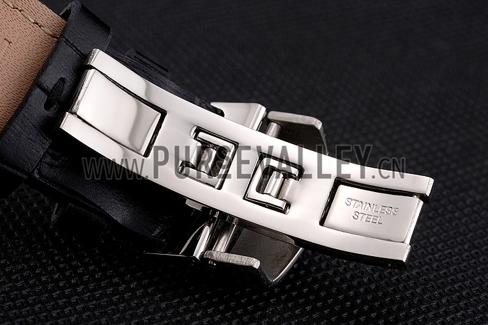 Mido Multifort Cronograph 2 Tone Dial Black Leather Strap 622184