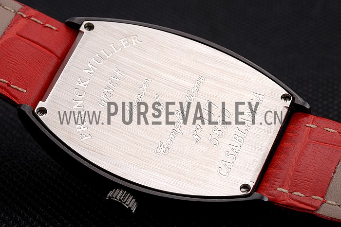 Franck Muller Casablanca Red Croco Leather Band 621644