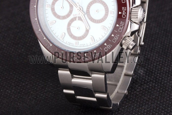 Rolex Daytona Stainless Steel Bracelet with Rouge Bezel and Blue Dial 621572