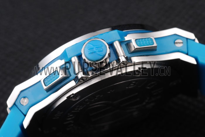 Hublot Big Bang Blue Strap White Dial Watch