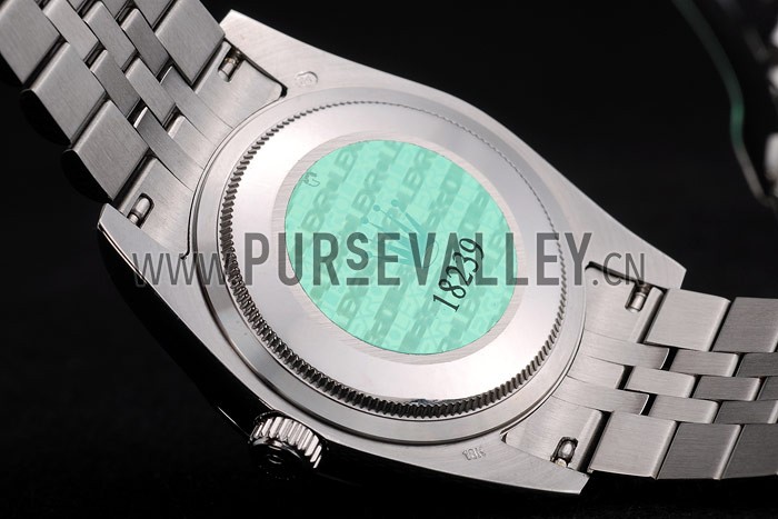 Rolex DayDate Diamond Plated Stainless Steel Bracelet Diamond Plated Dial 41985