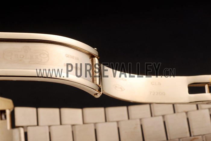 Rolex Day-Date 18k Yellow Gold Plated Stainless Steel White Dial