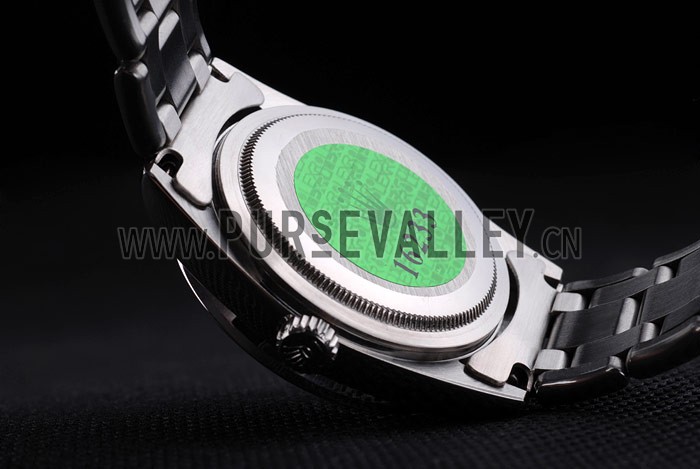 Rolex DateJust Black Dial Diamond Bezel Stainless Steel Bracelet