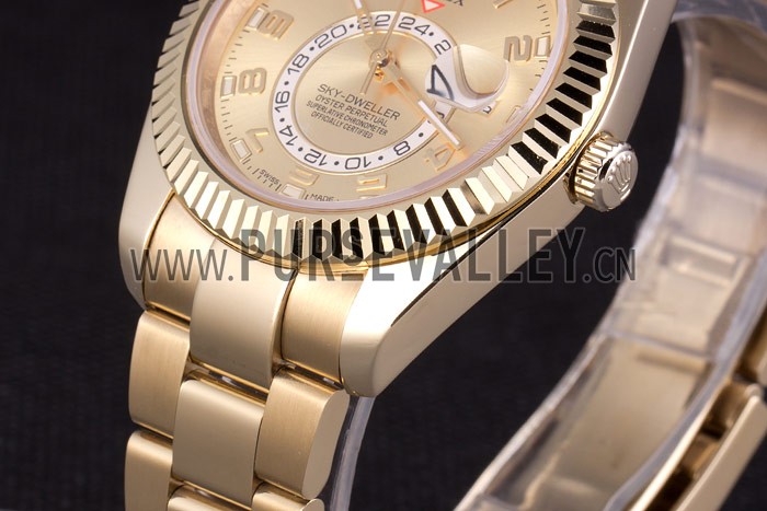 Rolex Sky Dweller Oyster Perpetual Special Edition 2012 Yellow Gold 80243