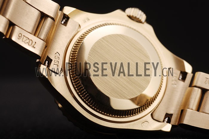 Rolex Yacht Master Gold Tachymeter Gold Dial 98233