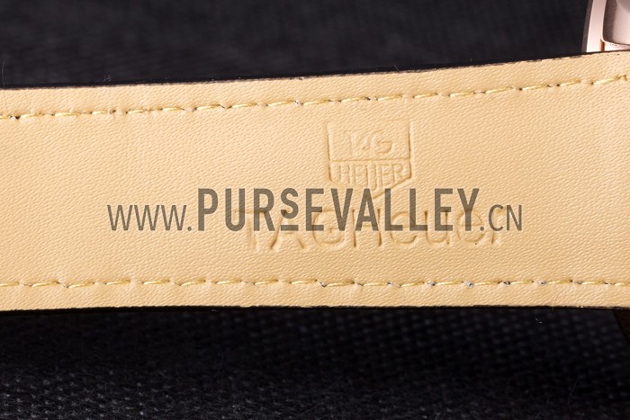 Tag Heuer Carrera Pendulum Black Leather Strap 7919