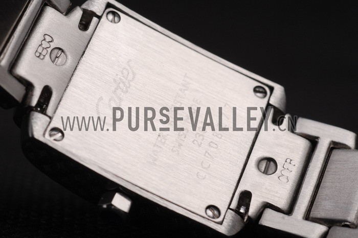 Cartier Tank Francaise 20mm White Dial Stainless Steel Case And Bracelet