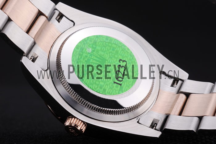 Rolex Datejust Diamond Bezel Brown Dial 7465