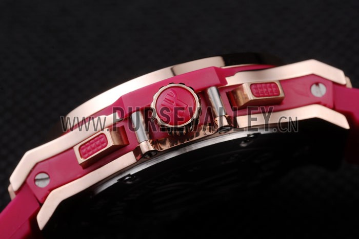 Hublot Big Bang Tutti Frutti Pink Strap Gold Dial