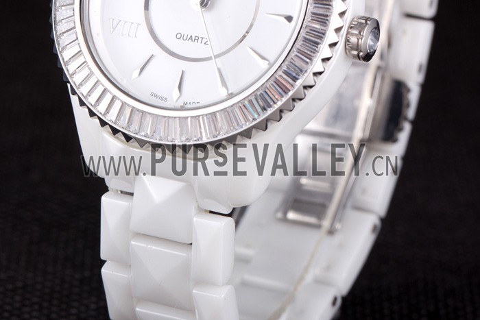 Dior VIII Baguette Cut White Diamonds cd01 621354