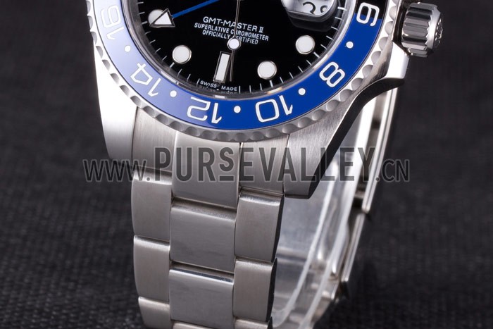 Rolex GMT MASTER II BLACK/BLUE BEZEL 2013 rl431 621393