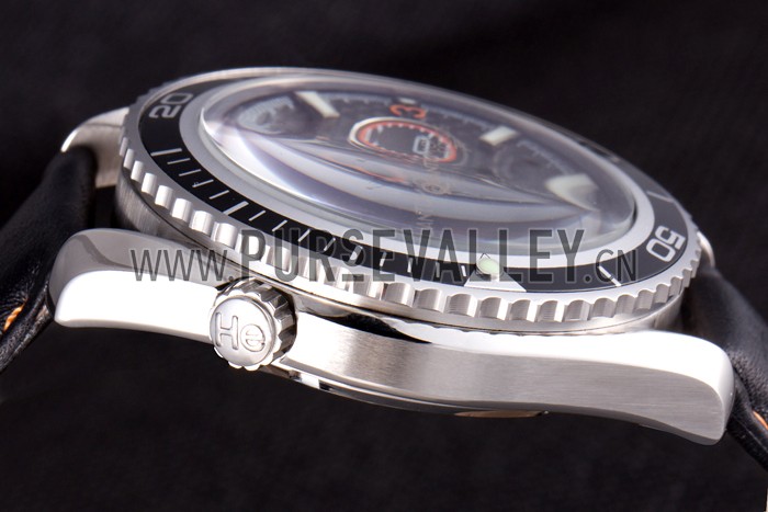 Omega Seamaster Planet Ocean Co-axial Black Case Black Dial 98101