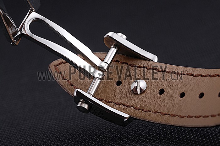 Breguet Classique Grande Complication Tourbillon Silver Case White Dial Brown Leather Strap 622210