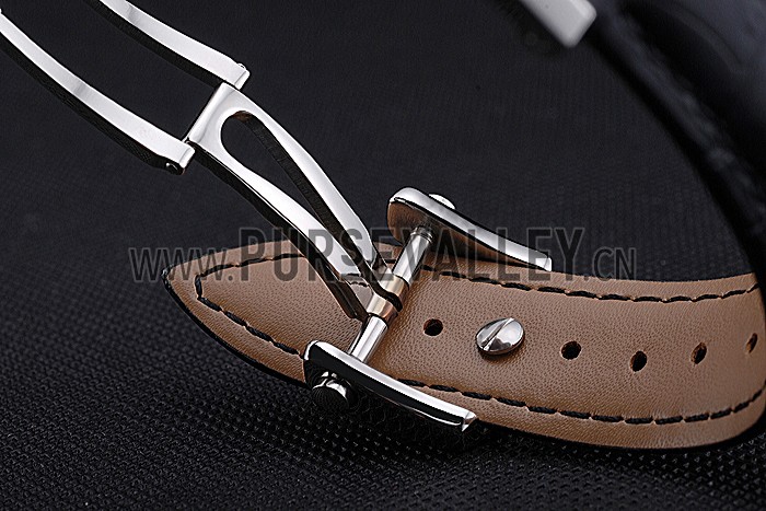 Breguet Classique Grande Complication Tourbillon Silver Case Black Dial Black Leather Strap 622212