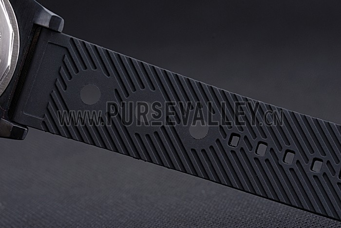 Breitling Avenger Seawolf Ion Plated Steinless Steel Case Black Dial Rubber Bracelet 622240