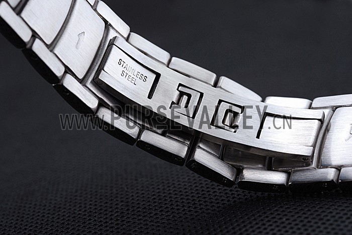 Bvlgari Bvlgari 42mm White Dial Stainless Steel Case Rose Gold Bezel Two Tone Bracelet