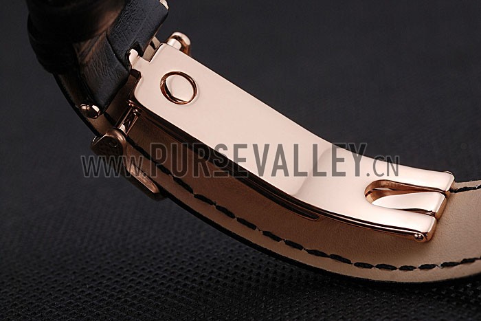 Jaeger le Coultre Reverso Squadro Lady Black Leather Strap Pearl Dial 41966