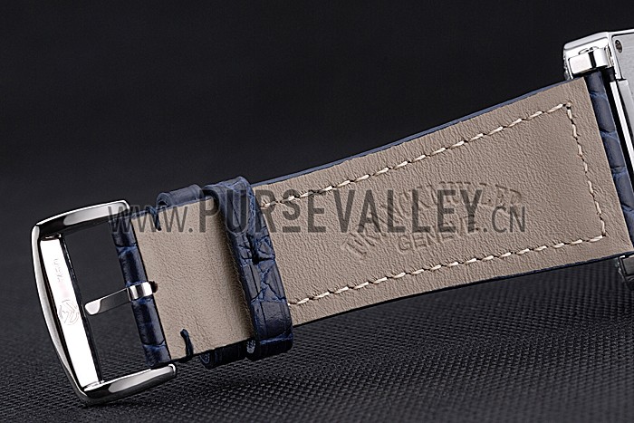 Franck Muller Master Square Color Dreams Diamonds Dial Diamonds Case Blue Leather Strap 622359