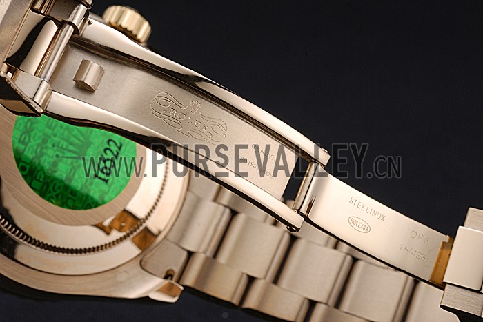 Rolex Yachtmaster II White Dial Blue Bezel Gold Bracelet 622271