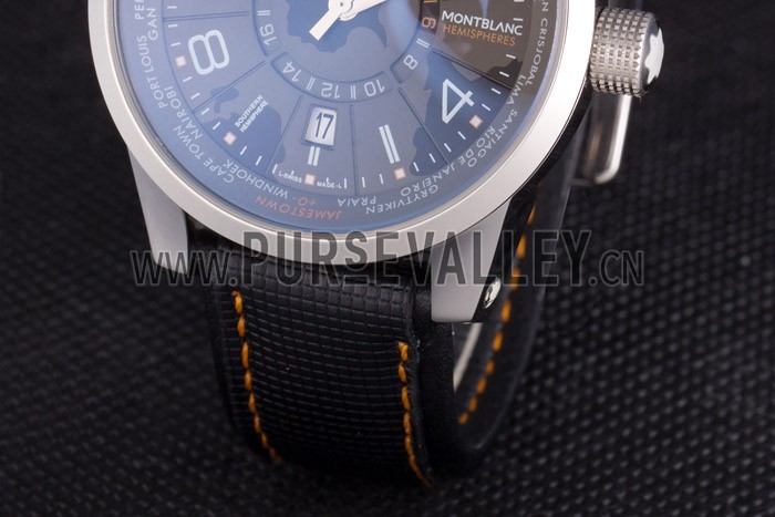 Montblanc Timewalker Hemispheres Leather Strap 621625