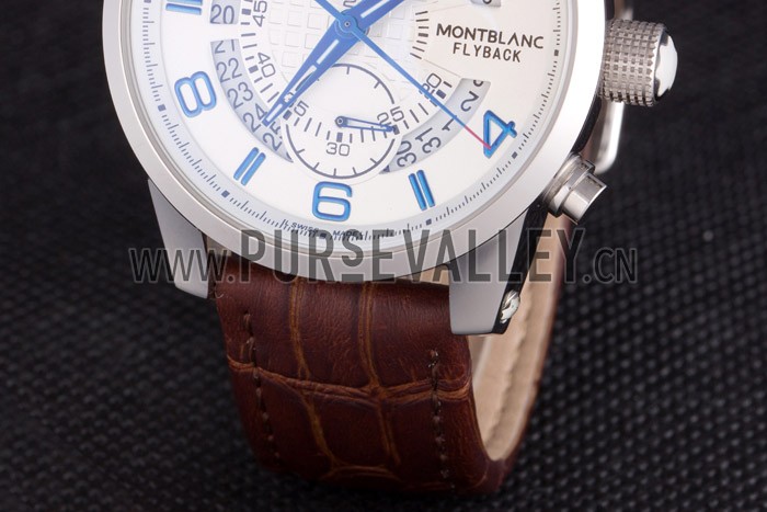 Montblanc Flyback Brown Leather Band 621626