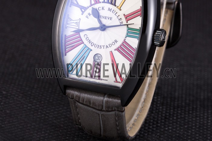 Franck Muller Casablanca Black Croco Leather Band 621641