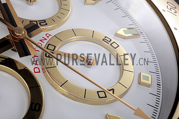 Rolex Daytona Cosmograph Wall Clock Gold-White 621911