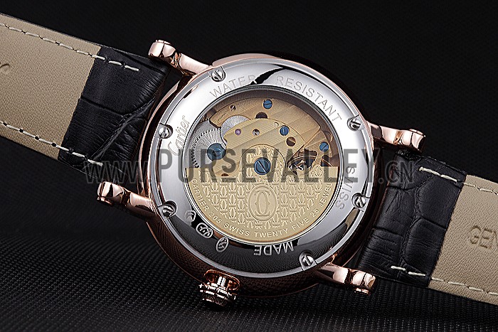 Cartier Rotonde Flying Tourbillon Black Dial 621957