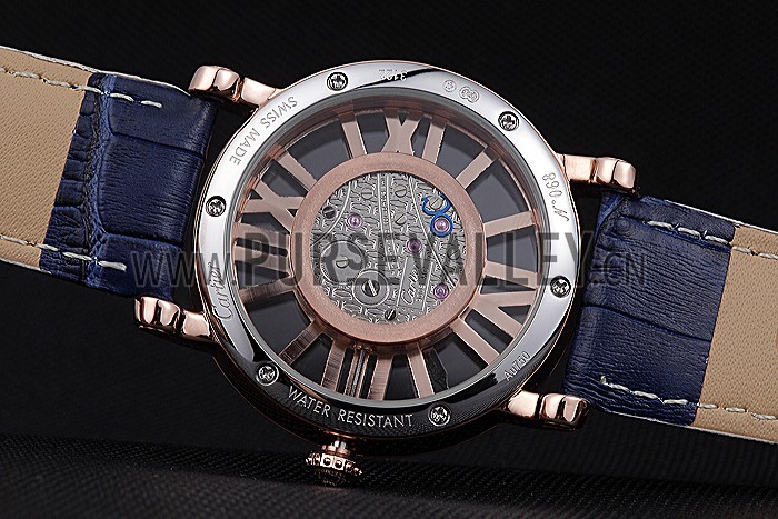 Cartier Rotonde Skeleton Flying Tourbillon Blue 621965