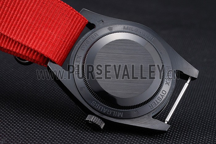 Rolex Milgauss Bamford Red Nylon Strap 622002