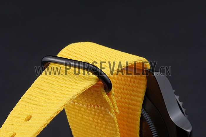 Rolex Stealth Submariner Yellow Nylon Strap 622012