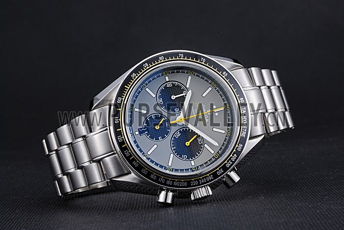 Omega Speedmaster White Grey Stainless Steel Strap 622051