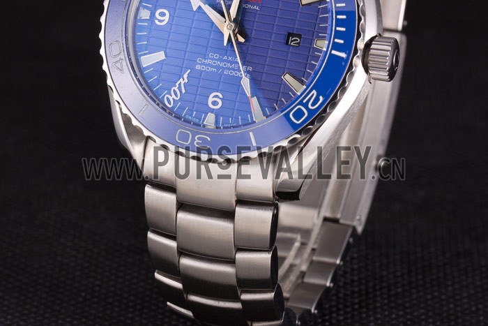 Omega James Bond Skyfall Watch with Blue Dial and Blue Bezel om230 621382