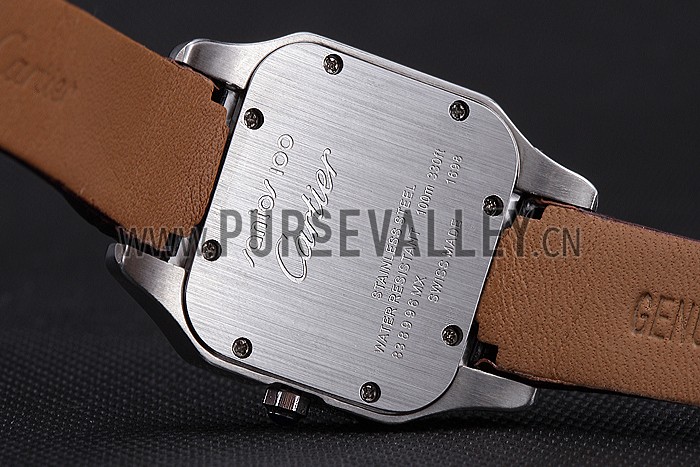 Cartier Santos 100 Polished Stainless Steel Bezel 621923