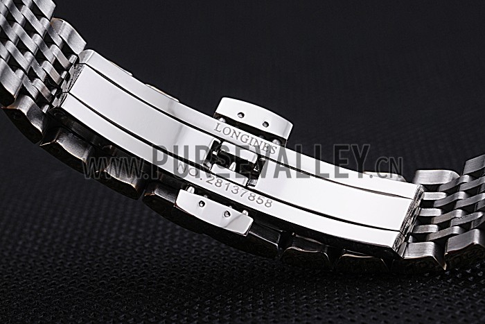 Longines La Grande Classique Two Tone Band White Dial Diamond Bezel Femme 622104