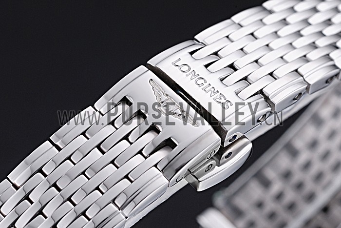 Longines La Grande Classique Stainless Steel Black Dial Diamond Markers Homme 622111