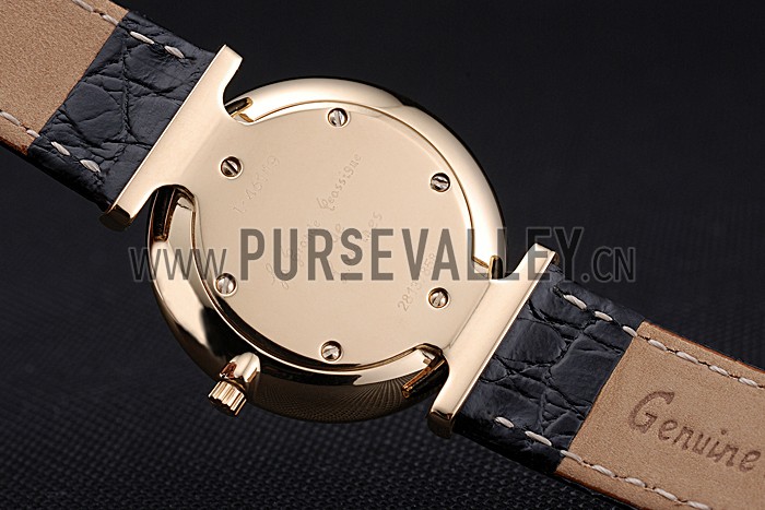 Longines La Grande Classique Champagne Dial Black Leather Band Homme 622123