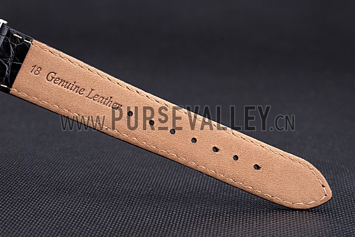 Longines La Grande Classique Black Dial Black Leather Band Homme 622131