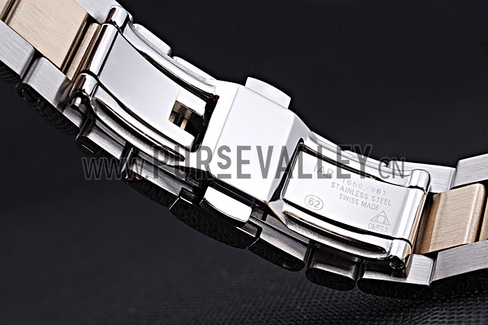 Omega Seamaster White Dial Two Tone 622167