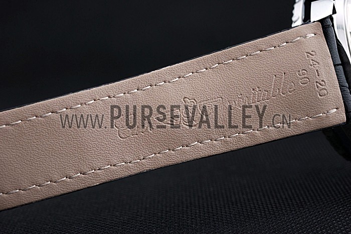 Breilting Bentley Supersports Black And Red Dial Black Leather Bracelet 622430