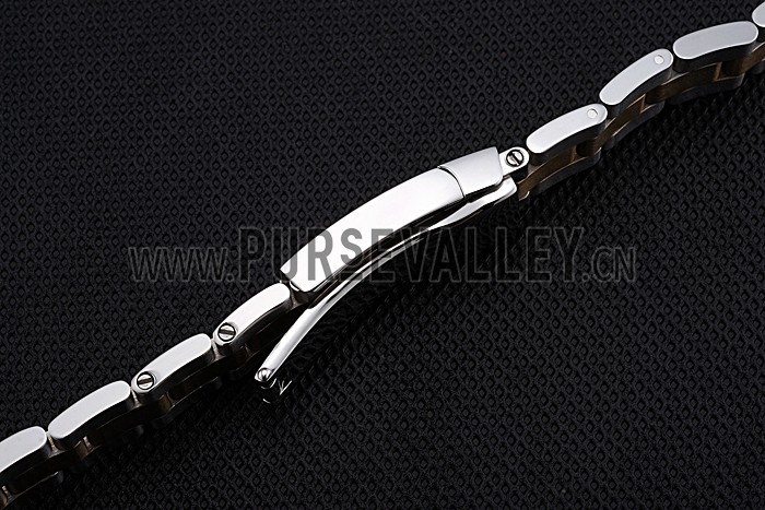 Rolex Plated Rose Gold and Stainless Steel Link Bracelet 622489