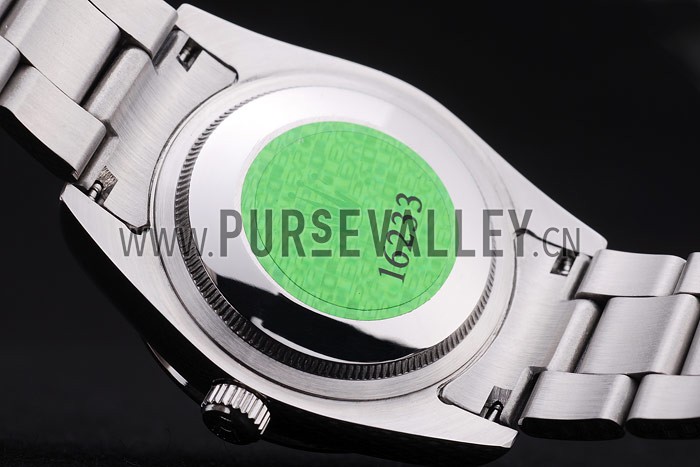 Rolex DayDate Polished Silver Bezel White Dial 7470