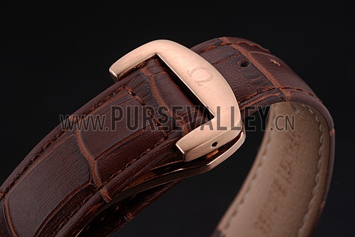 Omega Seamaster Aqua Terra Chrono GMT Teak-Grey Dial Brown Leather Bracelet 622536