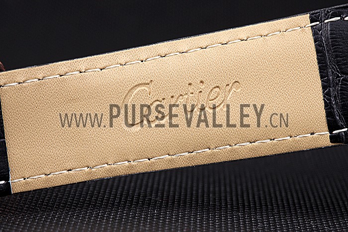 Cartier Rotonde Flying Tourbillon Black Dial 621944